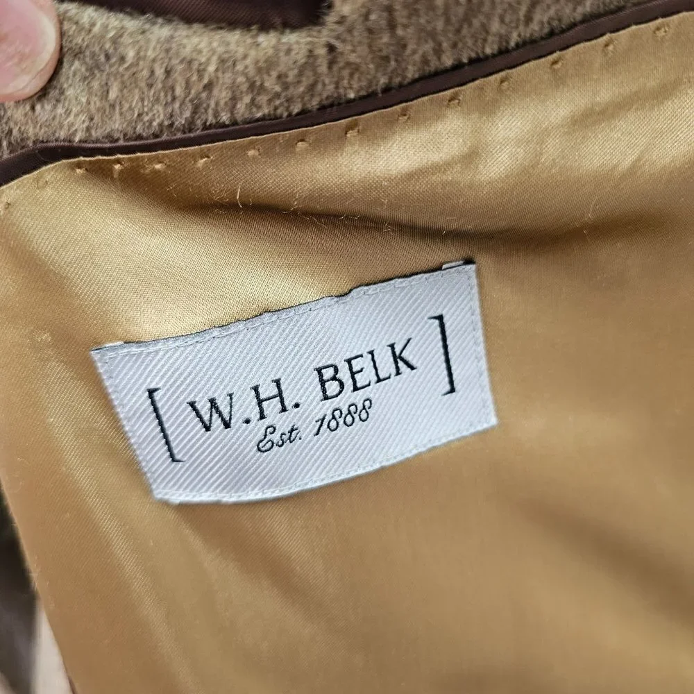 W H Belk 100% Camelhair 2 Btn Sport Coat Mens Size 44L 3